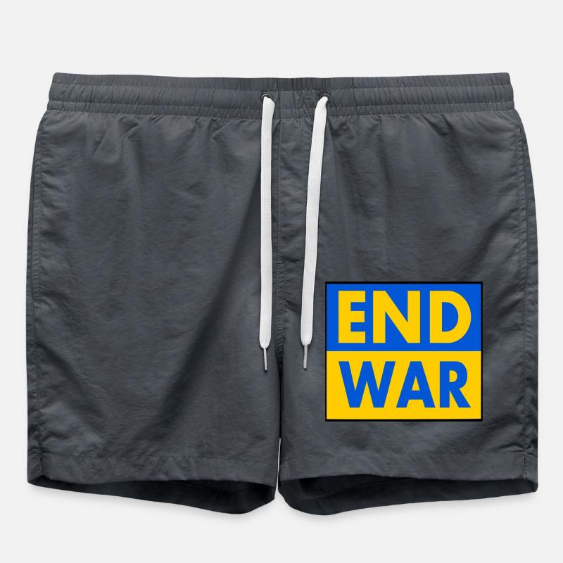 End war - Swim Trunks - anthracite