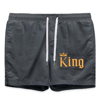 Apotheke | Pharma King - Badeshorts - Anthrazit - Vorne - AI Model Male 185 light (185cm)