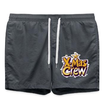 Noël Crew Noël - Short de bain - charbon - Devant - AI Model Male 185 light (185cm)