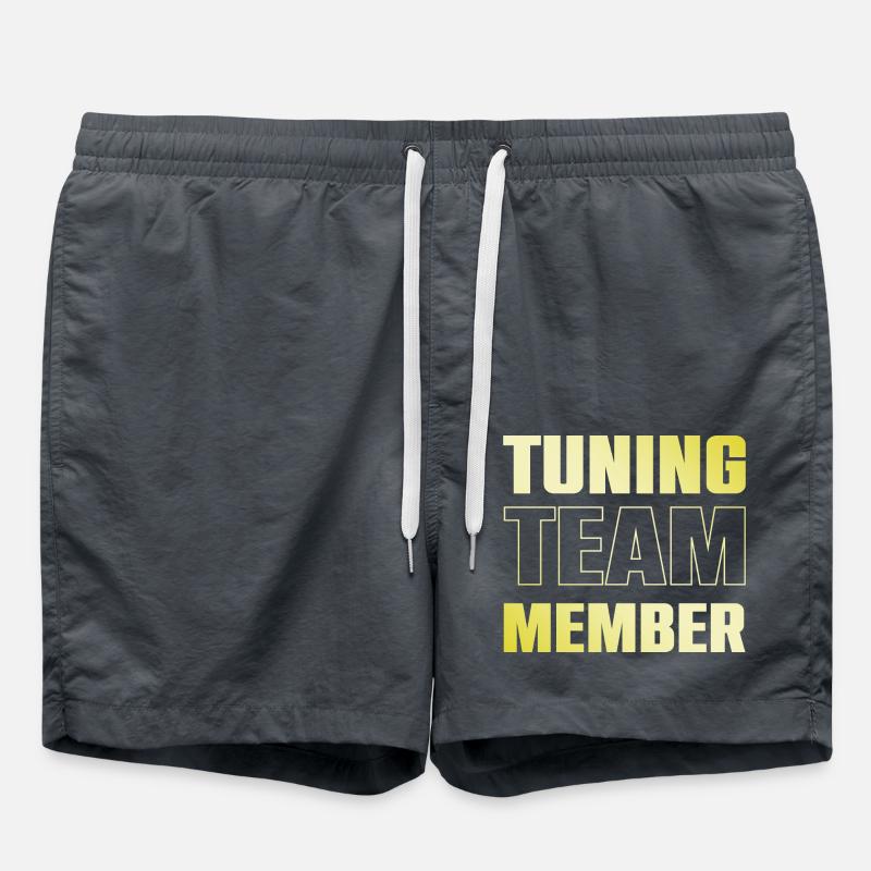 tuning team - Swim Trunks - anthracite