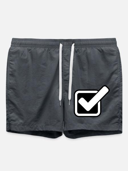 Tick Tick icon - Swim Trunks - anthracite