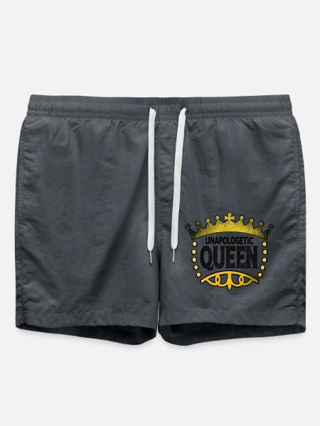 Unapologetic Queen - Swim Trunks - anthracite