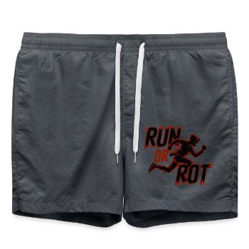 COURIR OU POURRIR - Short de bain - charbon - Devant - AI Model Male 185 light (185cm)