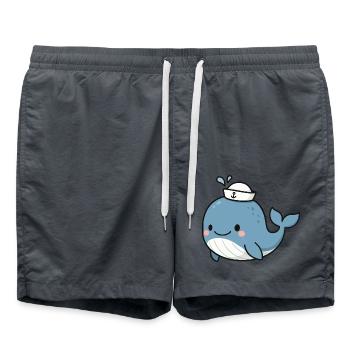 Baby Whale - Swim Trunks - anthracite - Front - AI Model Male 185 light (185cm)