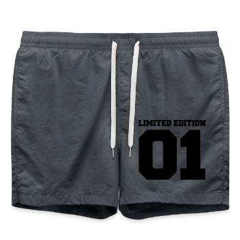 limited edition 01 - Badeshorts - Anthrazit - Vorne - AI Model Male 185 light (185cm)