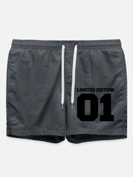 Édition limitée 01 - Short de bain - charbon