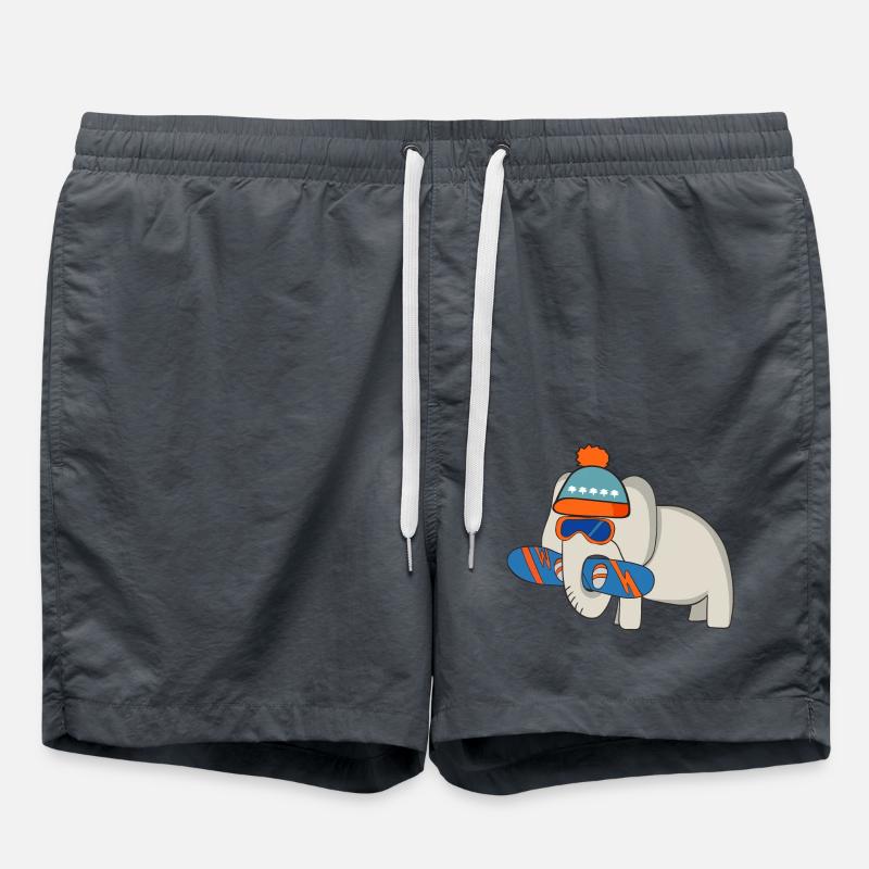 snowboard - Swim Trunks - anthracite