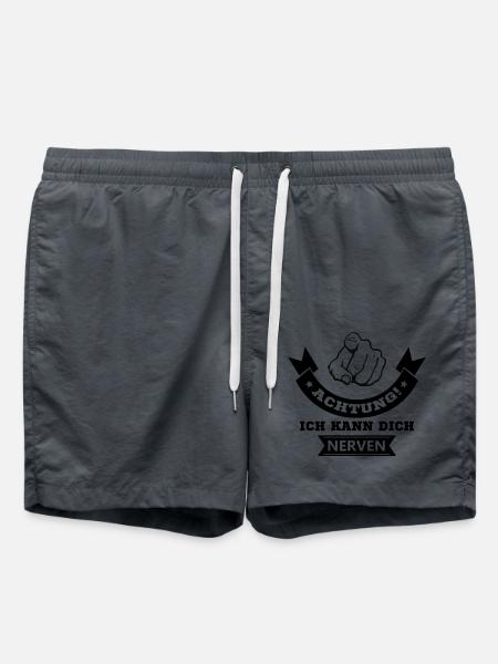 I can annoy you - Swim Trunks - anthracite