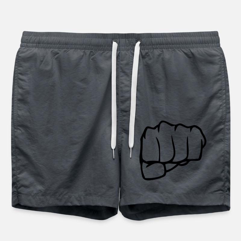 fist - Swim Trunks - anthracite