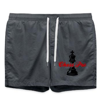 Chess Pro Schach - Short de bain - charbon - Devant - AI Model Male 185 light (185cm)