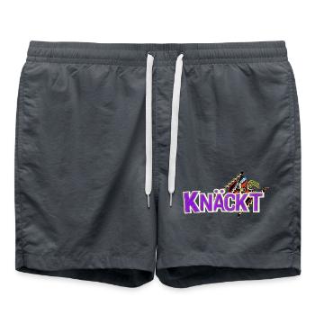Geknacktes Kartenspiel - Badeshorts - Anthrazit - Vorne - AI Model Male 185 light (185cm)