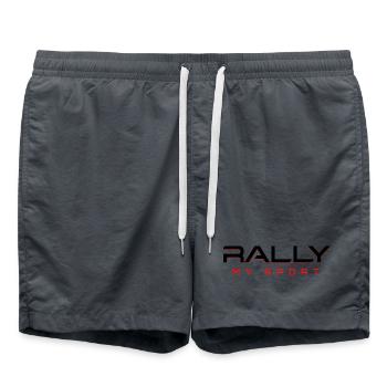Rallye mein Sport 2 noir rouge - Short de bain - charbon - Devant - AI Model Male 185 light (185cm)