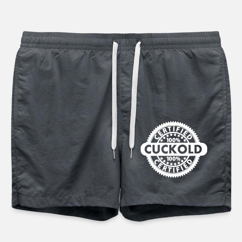 certified cuckold - Short de bain - charbon