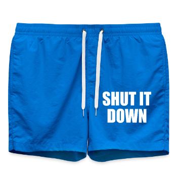 shut it down - Short de bain - cobalt blue - Devant