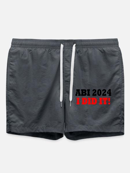 Abi 2024 - Badeshorts - Anthrazit