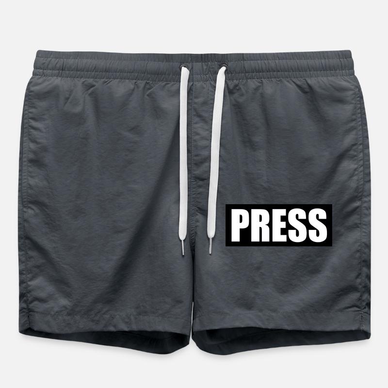 Press - Swim Trunks - anthracite