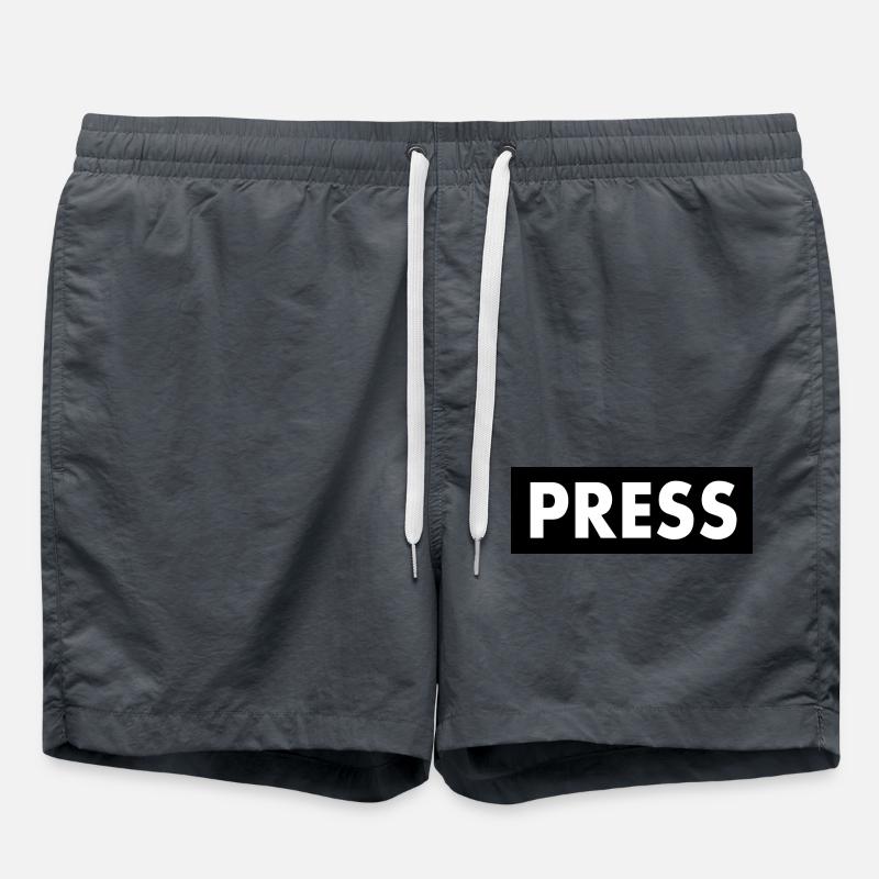 Press - Badeshorts - Anthrazit