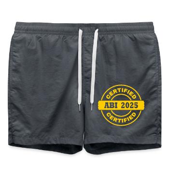 abi 2025 - Badeshorts - Anthrazit - Vorne - AI Model Male 185 light (185cm)