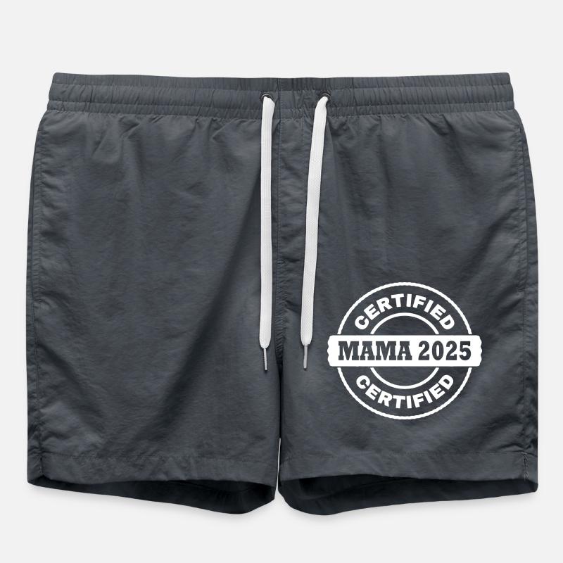 Mama 2025 - Short de bain - charbon