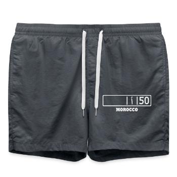 Nador nadorcity ا 50 - Short de bain - charbon - Devant - AI Model Male 185 light (185cm)