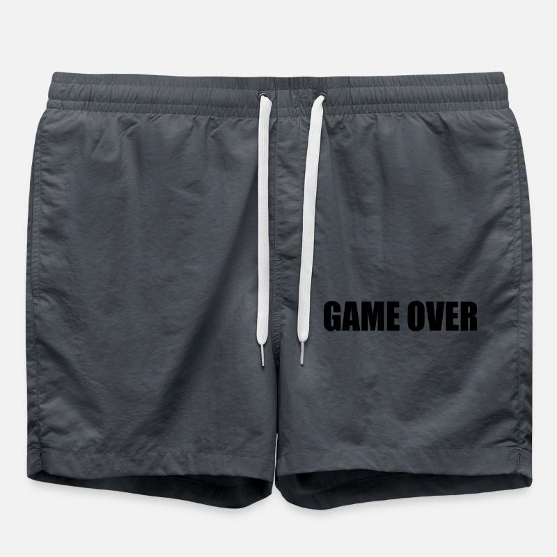 Game over - Swim Trunks - anthracite