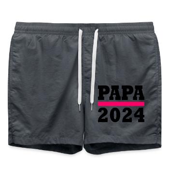 Papa 2024 - Swim Trunks - anthracite - Front - AI Model Male 185 light (185cm)