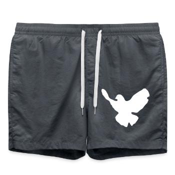 Colombe de la Paix - Short de bain - charbon - Devant - AI Model Male 185 light (185cm)
