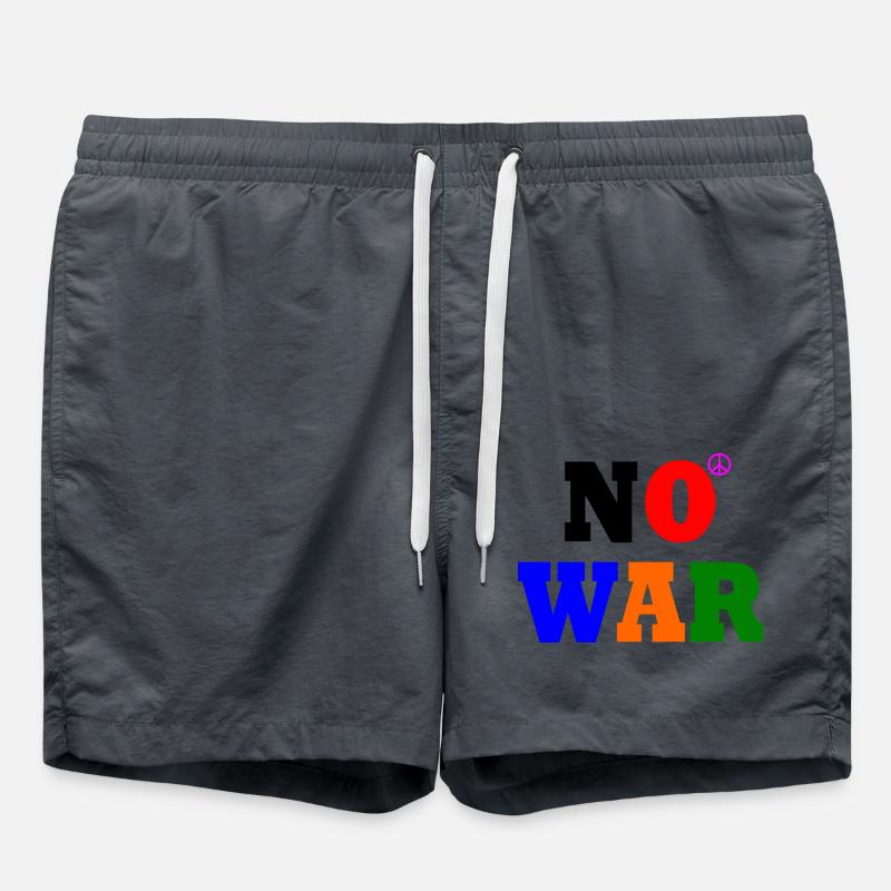 No war - Swim Trunks - anthracite