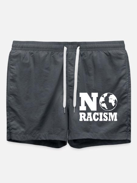 No racism - Swim Trunks - anthracite
