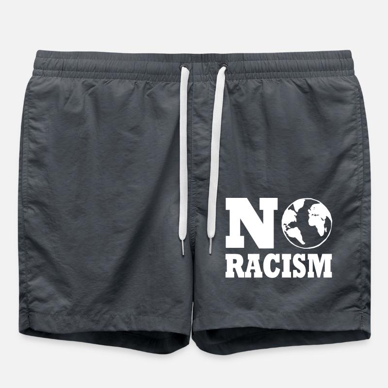 No racism - Swim Trunks - anthracite