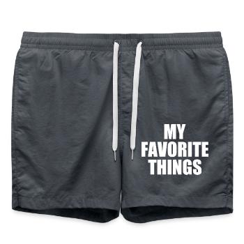 my favorite things - Swim Trunks - anthracite - Front - AI Model Male 185 light (185cm)