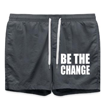 be the change - Short de bain - charbon - Devant - AI Model Male 185 light (185cm)