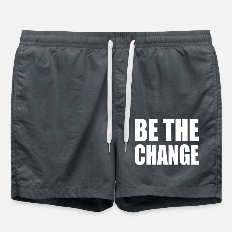be the change - Short de bain - charbon