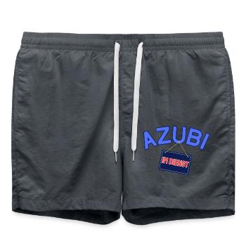 TRAINEE - Swim Trunks - anthracite - Front - AI Model Male 185 light (185cm)