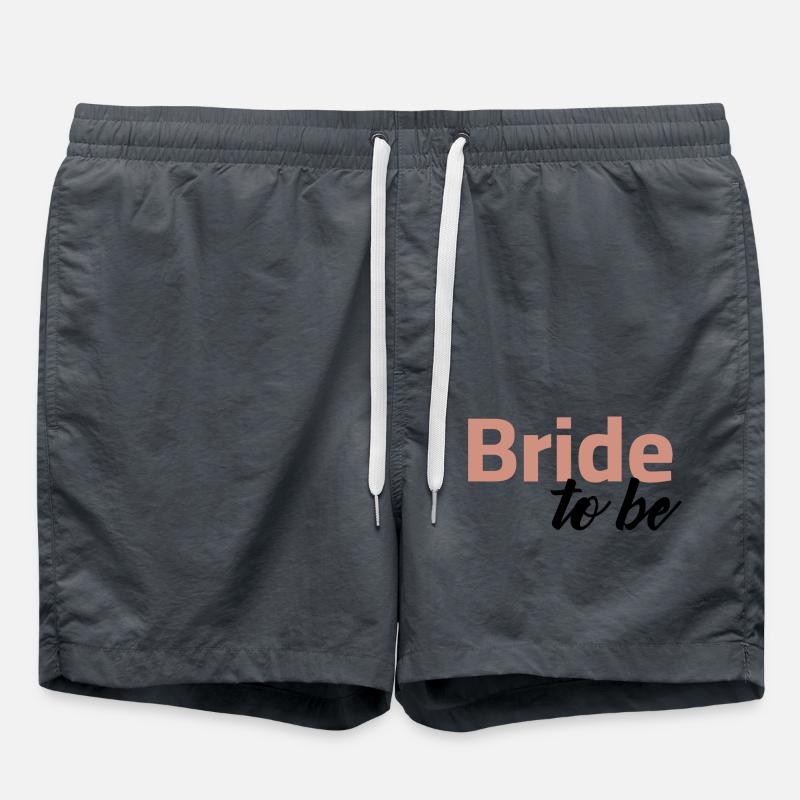 bride to be - Swim Trunks - anthracite