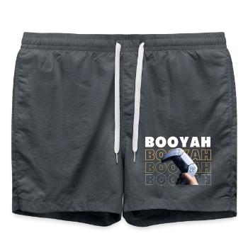 Design von Gaming-Inhalten mit VR-Controller - Badeshorts - Anthrazit - Vorne - AI Model Male 185 light (185cm)