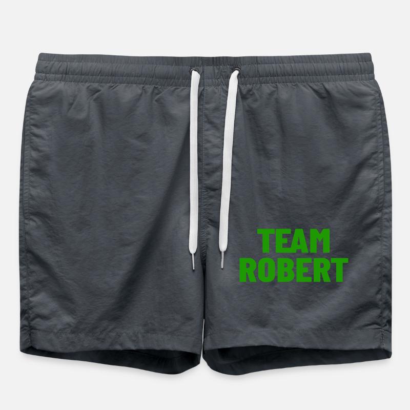 Team Robert - Badeshorts - Anthrazit