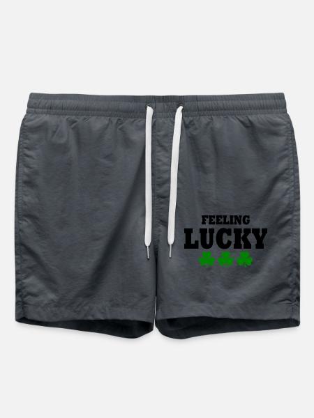 feeling lucky - Swim Trunks - anthracite