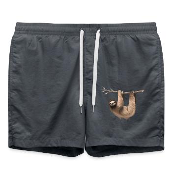 Faultier - Badeshorts - Anthrazit - Vorne - AI Model Male 185 light (185cm)