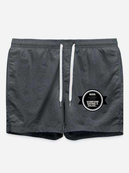 "The True Story Starter" - Swim Trunks - anthracite