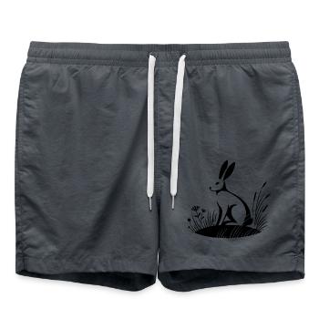 Hase - Badeshorts - Anthrazit - Vorne - AI Model Male 185 light (185cm)