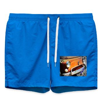 Small Car Fait 500 Retro - Swim Trunks - cobalt blue - Front