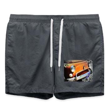 Petite voiture Fait 500 Retro - Short de bain - charbon - Devant - AI Model Male 185 light (185cm)