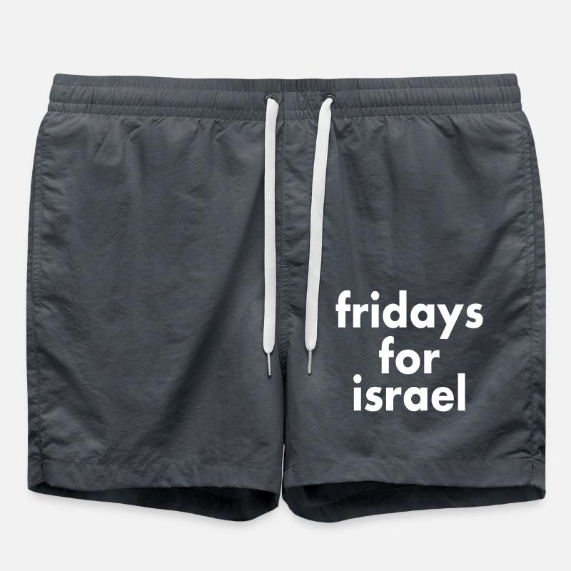 Fridays for israel - Swim Trunks - anthracite