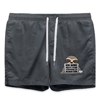 I have no connection to my élan today - Swim Trunks - anthracite - Front - AI Model Male 185 light (185cm)