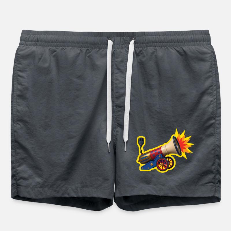 WORDS OVER WAR - freedom & rights - Swim Trunks - anthracite