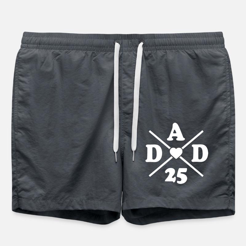 Dad 2025 - Short de bain - charbon