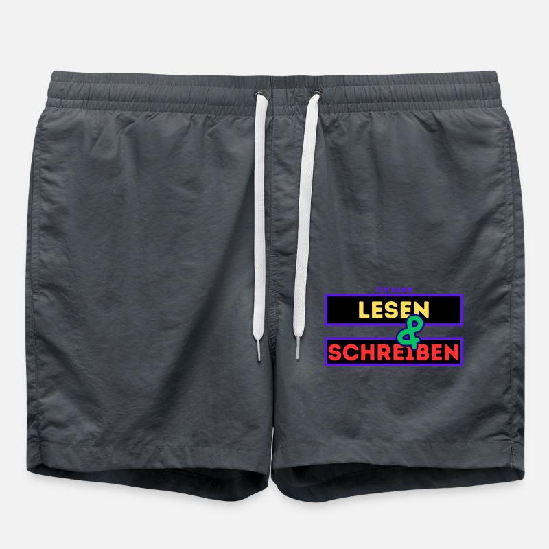 Read and write - Swim Trunks - anthracite