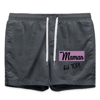 MOM - Swim Trunks - anthracite - Front - AI Model Male 185 light (185cm)