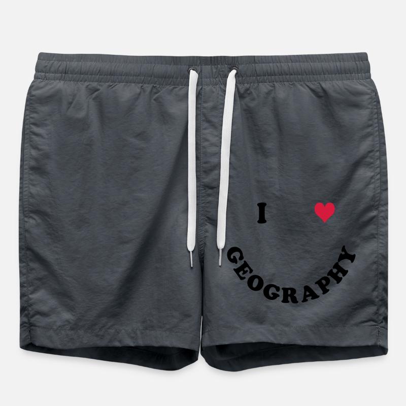 geography - Swim Trunks - anthracite